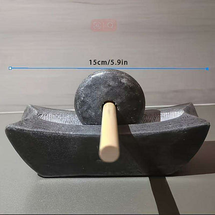 Mini Lapis Lazuli Spice Grinder - Handcrafted Manual Herb & Pepper Crusher for Gourmet Cooking