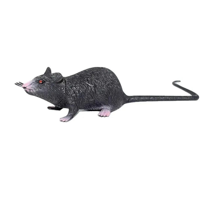 Spine-Chilling Realistic Small Rat Prank Toy for Halloween Parties