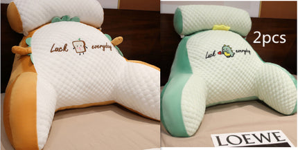 Sofa Fluffy Cushion Luncheon Pillow Triangle Reading Cushion Bedside S
