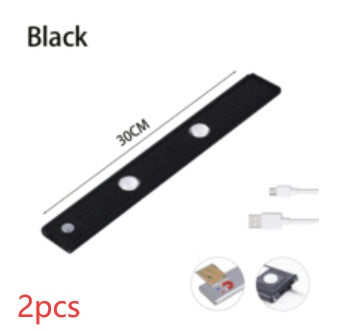 USB LED Night Light With Motion Sensor Ultra Thin Wireless Cabinet Wardrobe