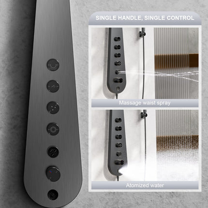 Multi-Function Pipa-Style Shower Faucet Set with High-Pressure