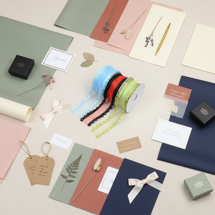 Peekaboo Studio Ultrasonic Mesh Lace Ribbon - Durable Polyester Materi