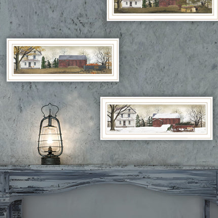 Billy Jacobs 4-Piece Framed Wall Art Set for Home Decor - Multicolor