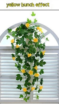 Peekaboo Studio Morning Glory Simulation Plant - Wall Hanging Decor