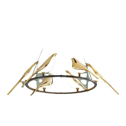 Peekaboo Studio Golden Bird LED Wall Lights - Creative Sconces for Liv