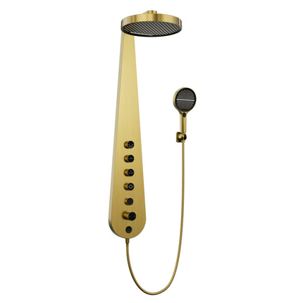 Multi-Function Pipa-Style Shower Faucet Set with High-Pressure