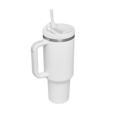 Peekaboo Studio 40 Oz Insulated Tumbler with Handle & Straw, Spill Pro