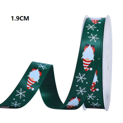 Peekaboo Studio Polyester Christmas Scene Decoration Ribbon - Durable