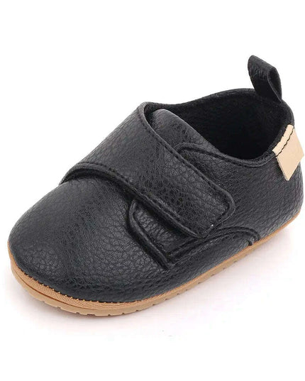 Newborn Baby Shoes Baby Boy Girl Shoes Classic Leather Rubber Sole Anti-slip