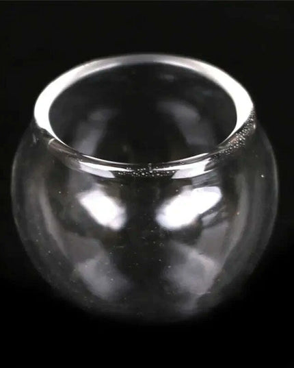 Hanging Mini Glass Vase Wind Chimes with Mini Flower Decor for Home and Dollhouse