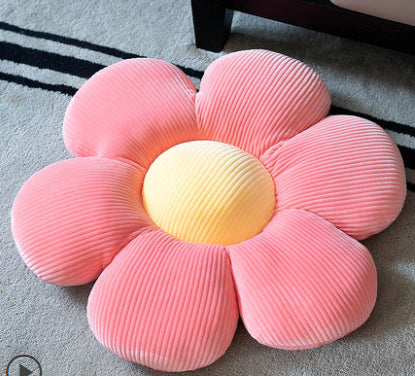Peekaboo Studio Small Daisy Petal Cushion - Soft, Decorative Accent