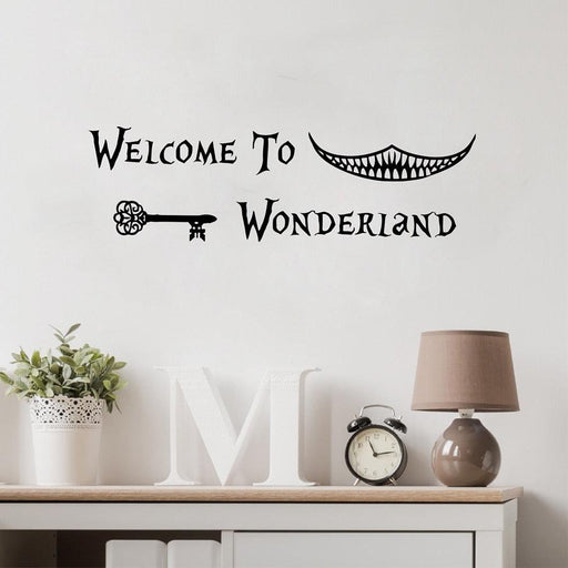 Enchanting Alice in Wonderland Removable Wall Decal Set for Stylish Home Decor