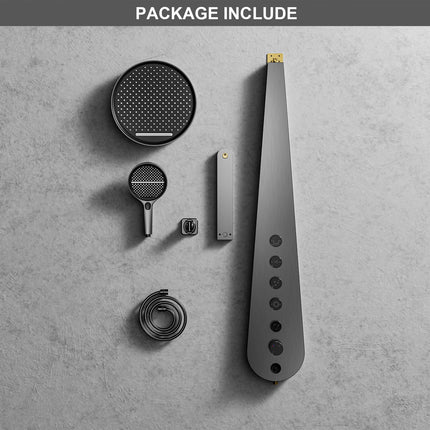 Multi-Function Pipa-Style Shower Faucet Set with High-Pressure
