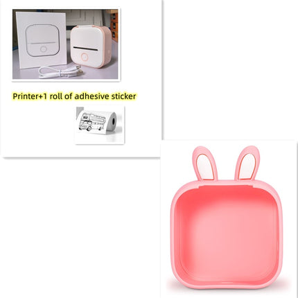 Portable Mini Thermal Label Printer Home Photo Printer Student Wrong Q