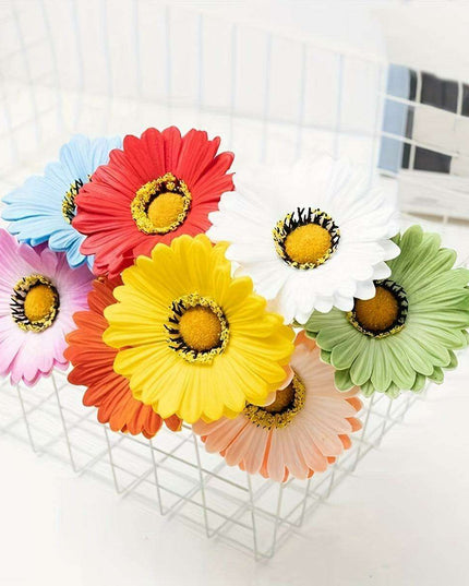 Lifelike Silk Gerbera Daisy Arrangement: Stunning Artificial Floral Decor for Any Occasion
