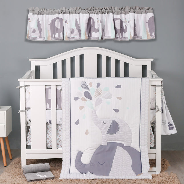 Peekaboo Studio Bed Fence Fitted Sheet with Elegant Bed Skirt Design