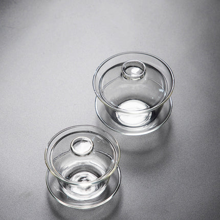 Pyrex Sancai Gaiwan Tea Cup - High Quality, Elegant Design by Peekaboo