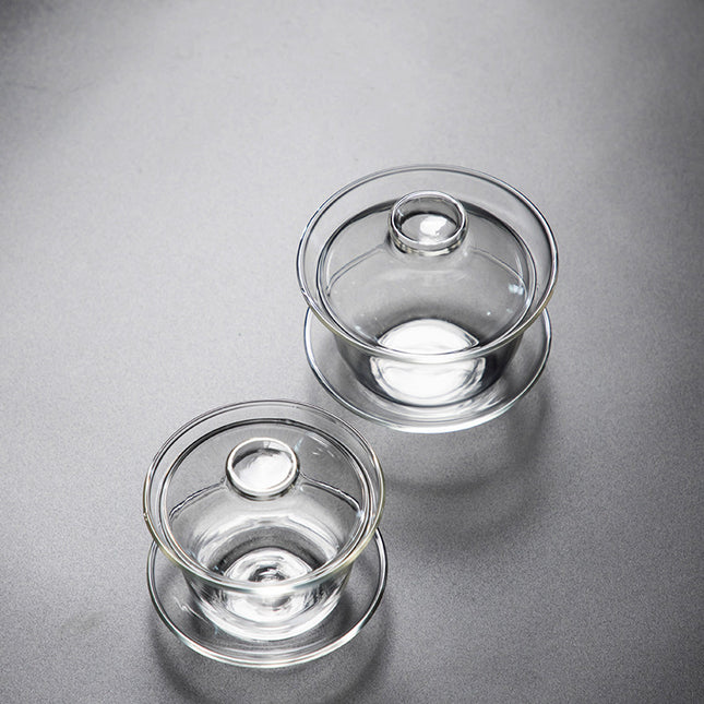Pyrex Sancai Gaiwan Tea Cup - High Quality, Elegant Design by Peekaboo