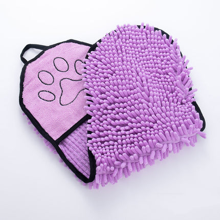 Dogs Cats Towels Super Absorbent Dog Bathrobe Microfiber Bath Towels Q