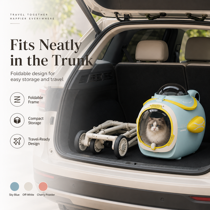 Portable Pet Travel Stroller — Aluminum Frame, Ventilation & Temperature Display Standard Strollers portable-pet-travel-stroller-ventilation-system-temp-display-aluminum-frame-cat-dog-carrier-360-wheels-for-travel-pet-products Pet Supplies > Pet Travel & Outdoors > Pet Strollers & Carriages