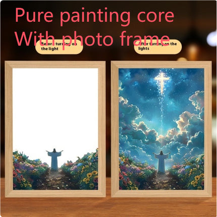 Peekaboo Studio Jesus LED Night Light & Photo Frame - Unique Home Deco