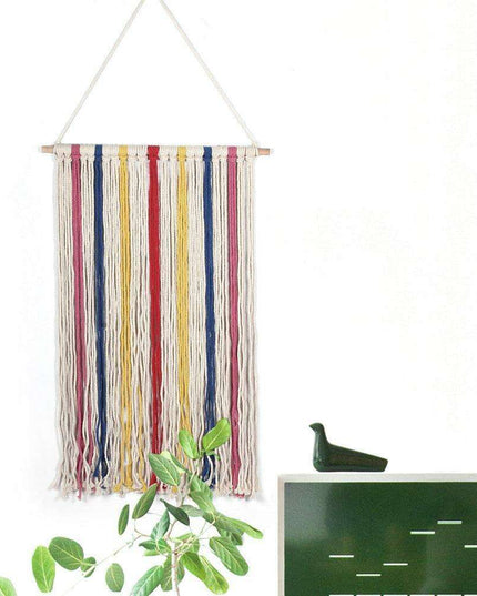 Bohemian Chic Handcrafted Cotton Tapestry - A Touch of Elegance for Your Space