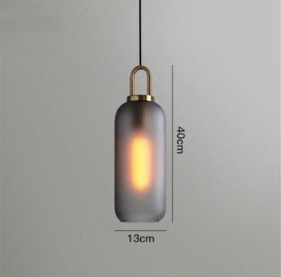 Nordic Simple Modern Glass Ball Chandelier Milk Tea Shop Clear Bar Res