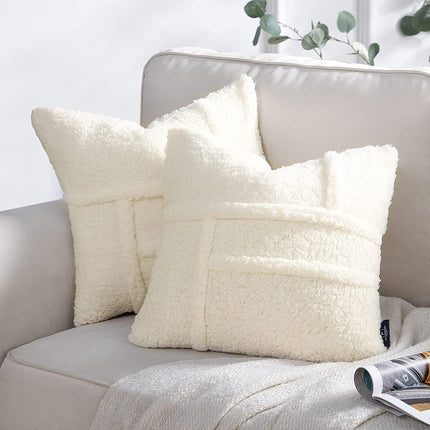 Lamb Wool Double-sided Cushion Cover