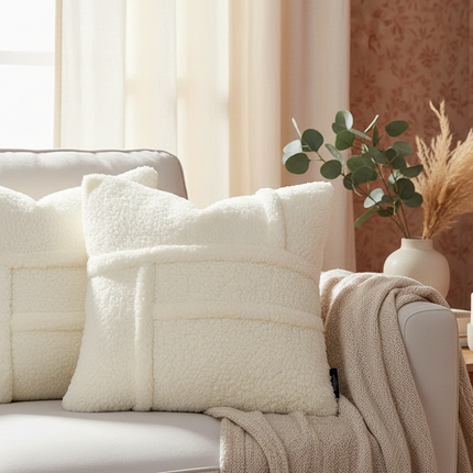 Lamb Wool Double-sided Cushion Cover