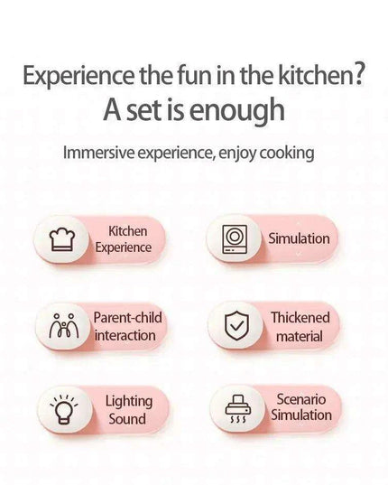 Ultimate Kids' Culinary Playset with 54 Interactive Kitchen Tools