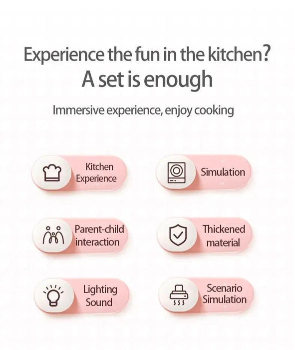 Ultimate Kids' Culinary Playset with 54 Interactive Kitchen Tools