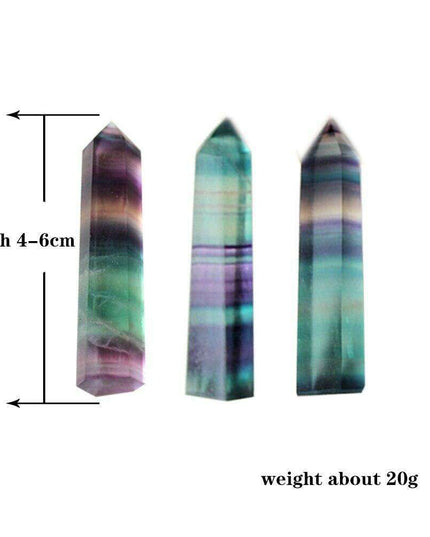 Fluorite Hexagonal Energy Wand - Unlock the Power of Healing and Positivity