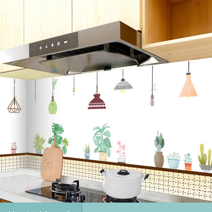 Peekaboo Studio Transparent Anti-Smoke Wallpaper, High Temp Resistant