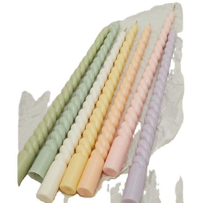 Handmade Soy Wax Aromatherapy Candle in Milk Colors — Gift for Birthday Parties