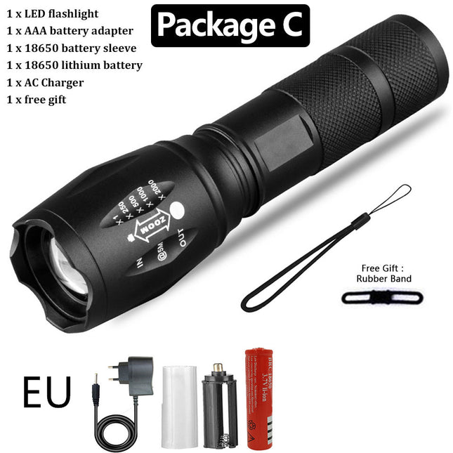 Peekaboo Studio Rechargeable Super Bright Waterproof Flashlight