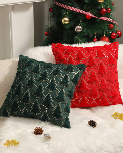 Holiday Ornament Pillow Bedroom Bedside Plush Pillowcase