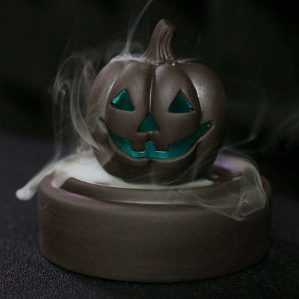 Mystical Pumpkin Backflow Incense Fountain for Halloween