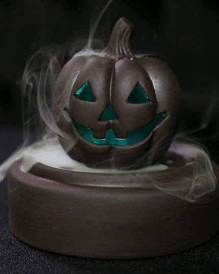 Mystical Pumpkin Backflow Incense Fountain for Halloween