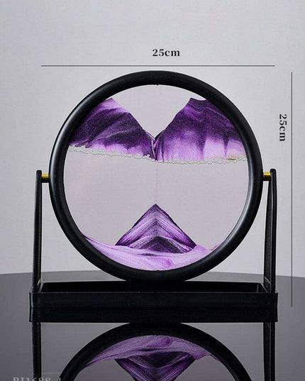 Mesmerizing 3D Glass Quicksand Art for a Tranquil Environment
