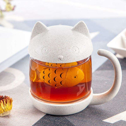 Playful Cartoon Tea Infuser Cup
