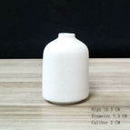 Small Round Bottle White