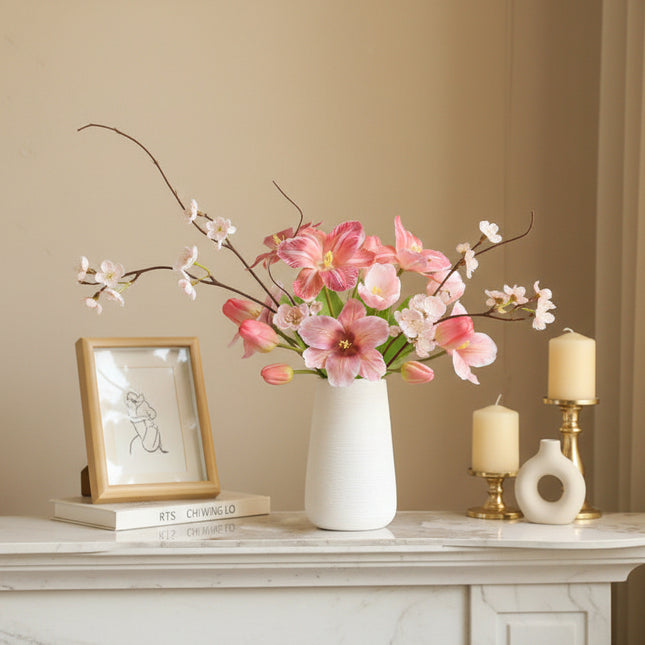 Peekaboo Studio Luxury Tulip Artificial Flower - Realistic & Elegant D
