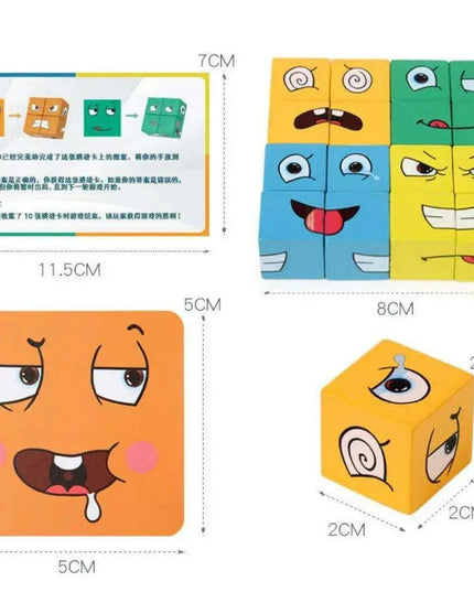 Emoticon Adventure Eco-Friendly Puzzle Set: Fun Learning Tool for Kids
