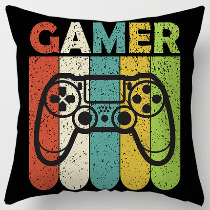 Gamepad Button Printing Car Cushion Cover