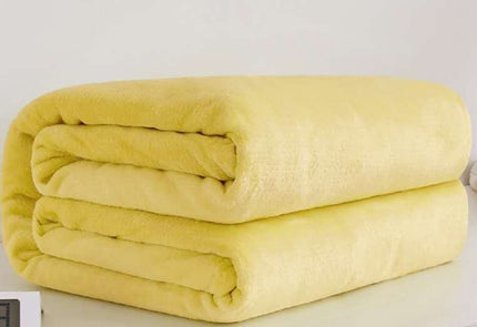 Peekaboo Studio Flannel Coral Blanket - Soft, Cozy, and Warm