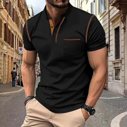 Peekaboo Studio Men's Quick Dry Polo Shirt - Breathable Cotton Blend