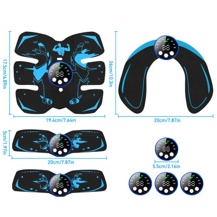 Peekaboo Studio EMS Abdominal Toning Belt - Muscle Stimulator & Fitnes