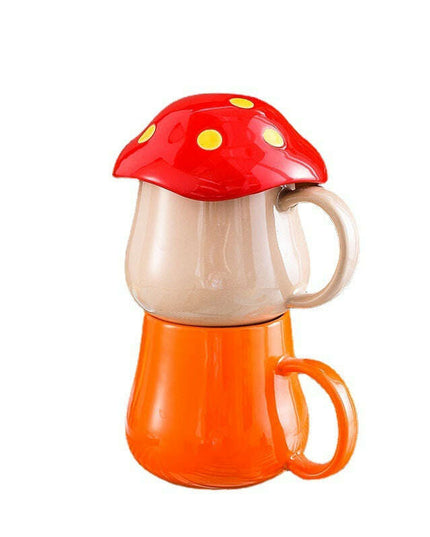 Creative Mushroom Ceramic Cup Student Lovers Cup