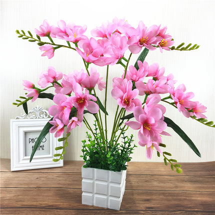Peekaboo Studio Butterfly Orchid Artificial Flower - Realistic & Decor