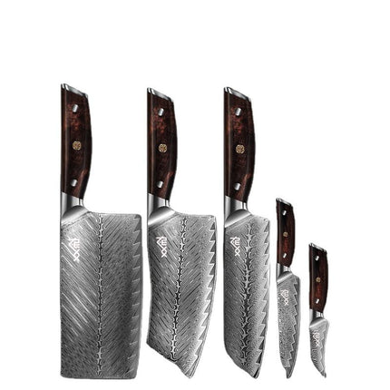 Damascus Kitchen Knife For Slicing Meat And Cutting Fruit